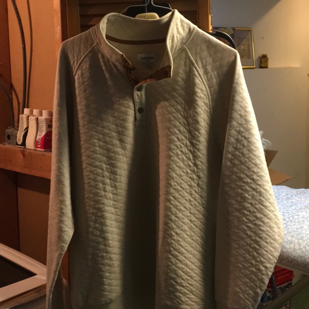 Men’s Three Button Sweater